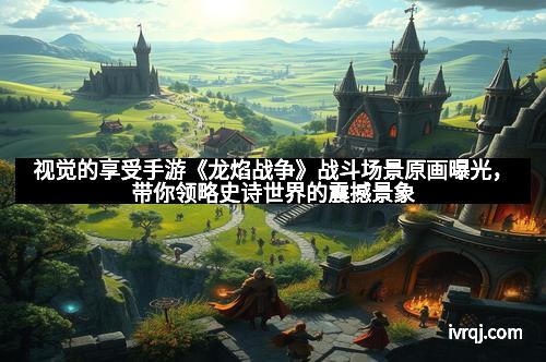 视觉的享受手游《龙焰战争》战斗场景原画曝光，带你领略史诗世界的震撼景象